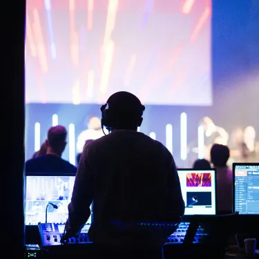 Production control environment during a live event