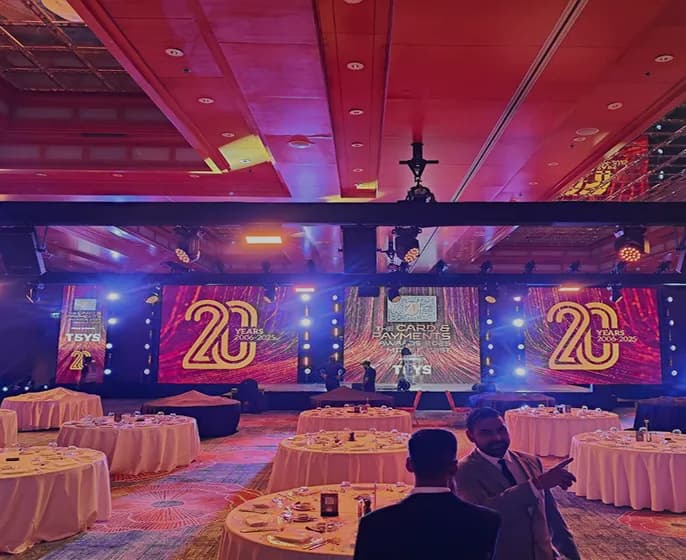 Corporate conference technical direction and live event stage