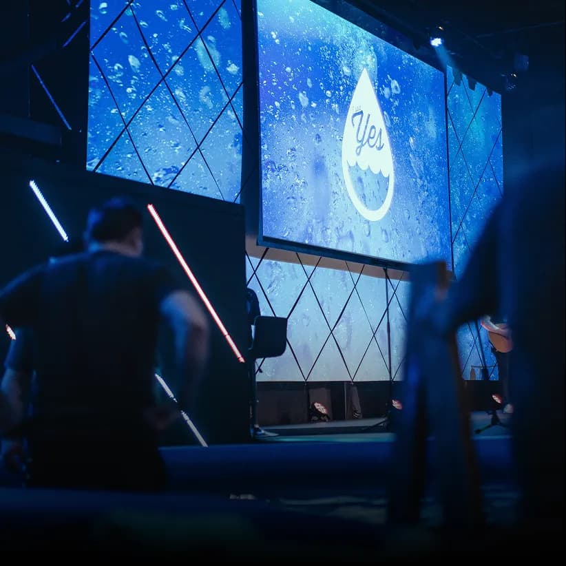 Lighting design for a live production environment